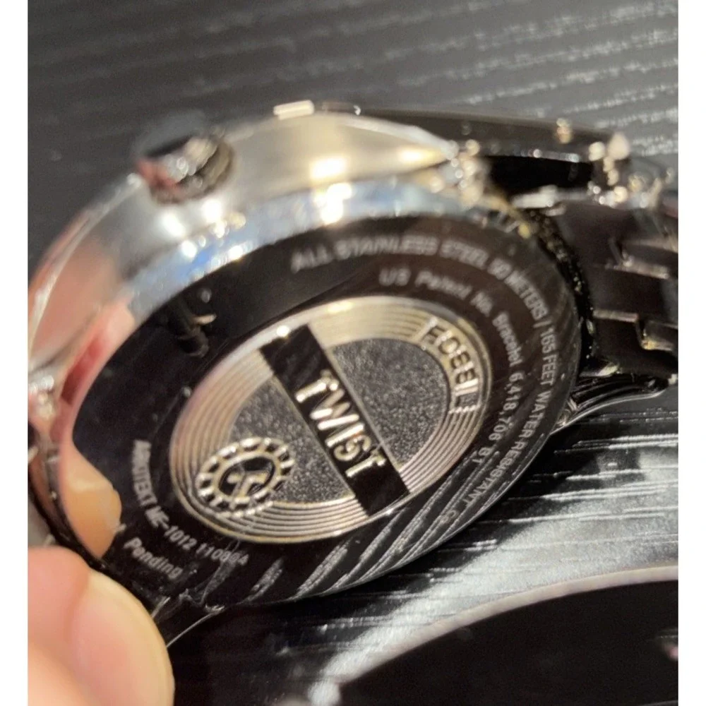 Fossil Twist ME-1012 Men's Hybrid Automatic Watch Gunmetal Gray- Excellent
